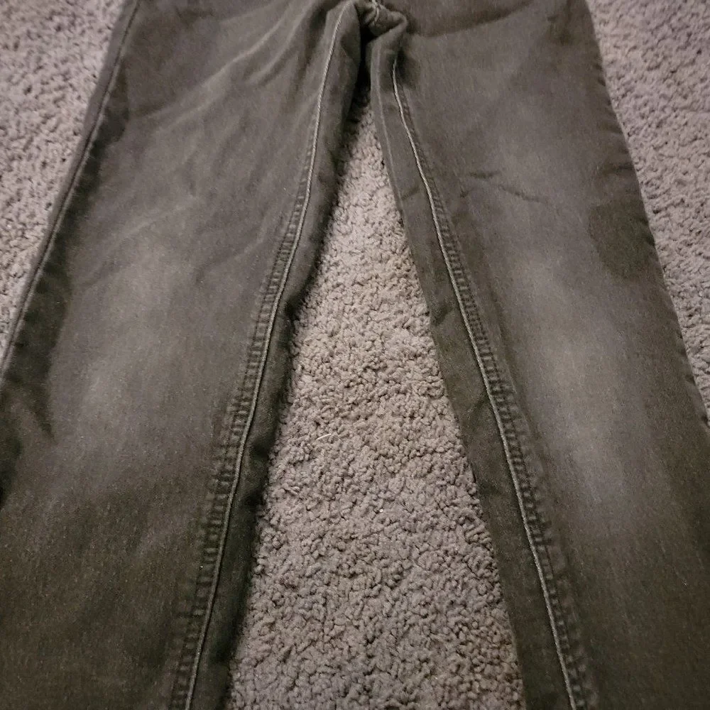 Wonder Nation Girls Black High Rise Pockets Slim Denim Skinny Jeans Size 8